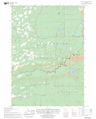 US Forest Service - Topo Linton Lake, OR FSTopo Legacy digital map