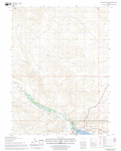 US Forest Service - Topo Linwood Canyon, WY FSTopo Legacy digital map
