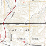 US Forest Service - Topo Linwood Canyon, WY FSTopo Legacy digital map