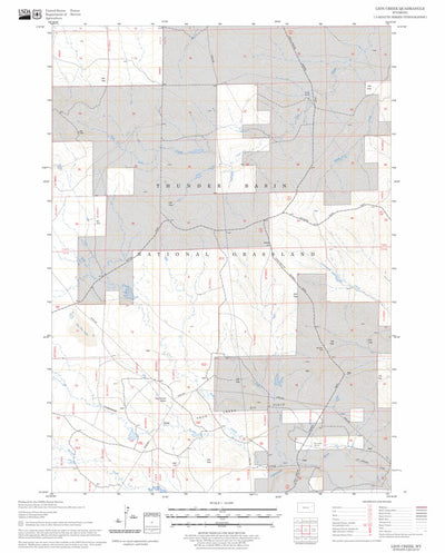 US Forest Service - Topo Lion Creek, WY FSTopo Legacy digital map