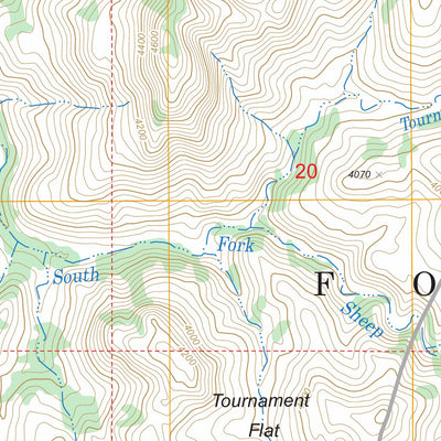 US Forest Service - Topo Lion Mountain, AZ FSTopo Legacy digital map