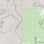 US Forest Service - Topo Lion Mountain, MT FSTopo Legacy digital map