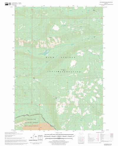 US Forest Service - Topo Lionshead, OR FSTopo Legacy digital map