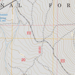 US Forest Service - Topo Little Akawa Butte, OR FSTopo Legacy digital map