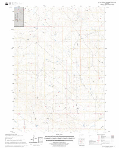 US Forest Service - Topo Little Alkali Creek, WY FSTopo Legacy digital map
