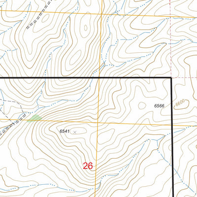 US Forest Service - Topo Little Antelope Flat, ID FSTopo Legacy digital map