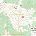 US Forest Service - Topo Little Baldy Mountain, OR FSTopo Legacy digital map