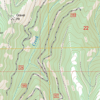 US Forest Service - Topo Little Beaver Creek, OR FSTopo Legacy digital map