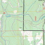 US Forest Service - Topo Little Catherine Creek, OR FSTopo Legacy digital map