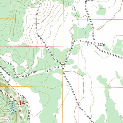 US Forest Service - Topo Little Chinquapin Mountain, OR FSTopo Legacy digital map