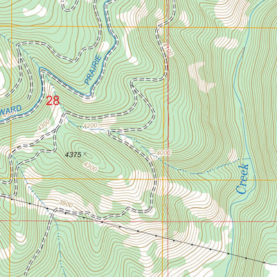 US Forest Service - Topo Little Chinquapin Mountain, OR FSTopo Legacy digital map