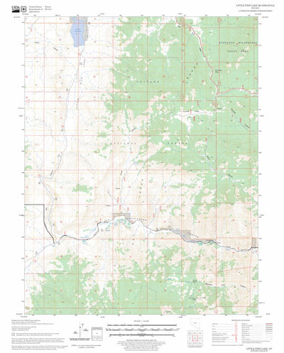 US Forest Service - Topo Little Fish Lake, NV FSTopo Legacy digital map