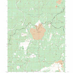 US Forest Service - Topo Little Glass Mountain, CA FSTopo Legacy digital map