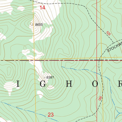 US Forest Service - Topo Little Goose Peak, WY FSTopo Legacy digital map
