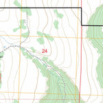 US Forest Service - Topo Little Honey Creek, OR FSTopo Legacy digital map