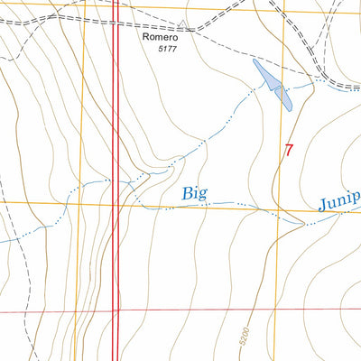 US Forest Service - Topo Little Juniper Reservoir, CA FSTopo Legacy digital map
