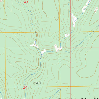 US Forest Service - Topo Little Park Lake, AZ FSTopo Legacy digital map