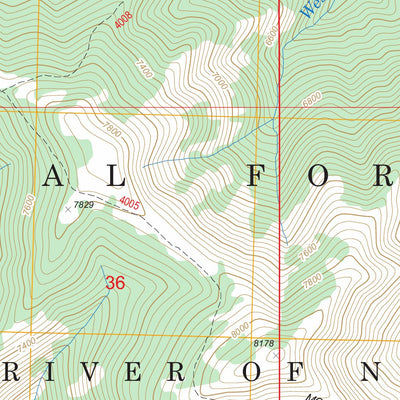 US Forest Service - Topo Little Soldier Mountain, ID FSTopo Legacy digital map