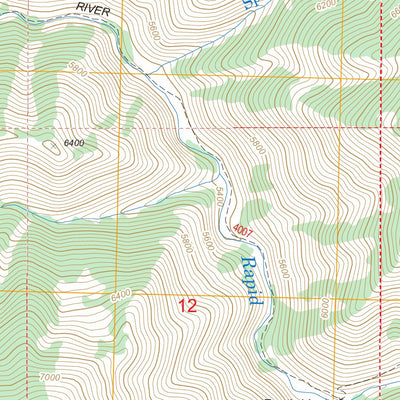US Forest Service - Topo Little Soldier Mountain, ID FSTopo Legacy digital map