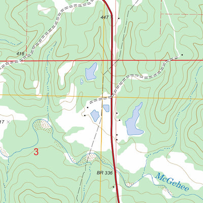 US Forest Service - Topo Little Springs, MS FSTopo Legacy digital map