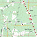 US Forest Service - Topo Little Springs, MS FSTopo Legacy digital map