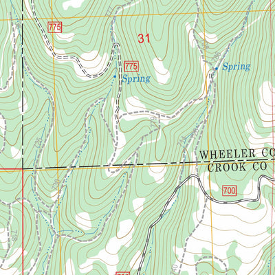 US Forest Service - Topo Little Summit Prairie, OR FSTopo Legacy digital map