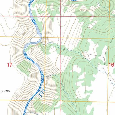 US Forest Service - Topo Little Valley, CA FSTopo Legacy digital map