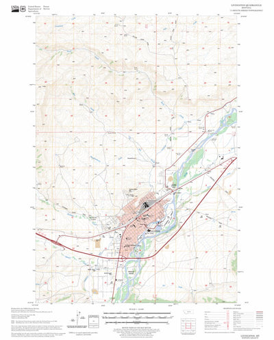 US Forest Service - Topo Livingston, MT FSTopo Legacy digital map