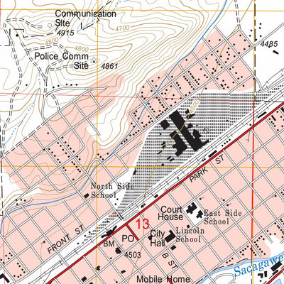 US Forest Service - Topo Livingston, MT FSTopo Legacy digital map