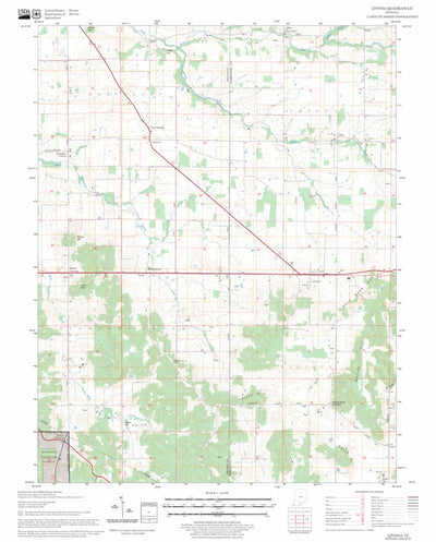 US Forest Service - Topo Livonia, IN FSTopo Legacy digital map