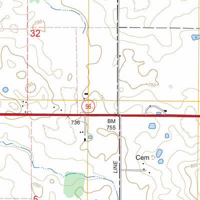 US Forest Service - Topo Livonia, IN FSTopo Legacy digital map