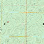 US Forest Service - Topo Liz Butte, ID FSTopo Legacy digital map