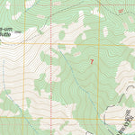 US Forest Service - Topo Liz Butte, ID FSTopo Legacy digital map