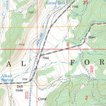 US Forest Service - Topo Llaves, NM FSTopo Legacy digital map