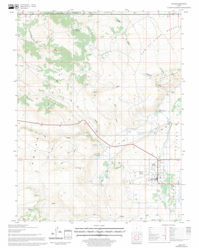 US Forest Service - Topo Loa, UT FSTopo Legacy digital map