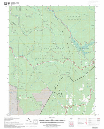 US Forest Service - Topo Lobelia, WV FSTopo Legacy digital map