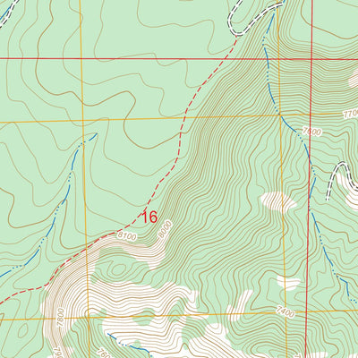 US Forest Service - Topo Lobo Springs, NM FSTopo Legacy digital map