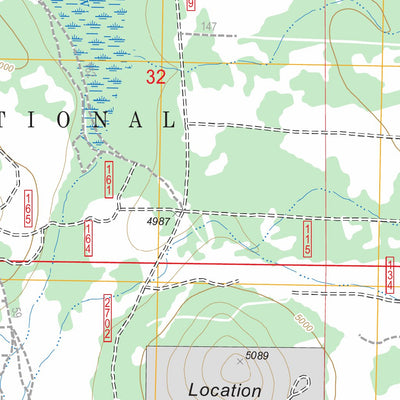 US Forest Service - Topo Location Butte, OR FSTopo Legacy digital map