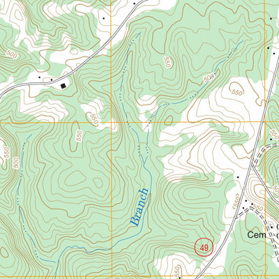 US Forest Service - Topo Lockhart, SC FSTopo Legacy digital map