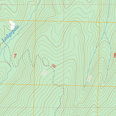 US Forest Service - Topo Lodgepole Creek, ID FSTopo Legacy digital map