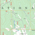 US Forest Service - Topo Logan Valley West, OR FSTopo Legacy digital map