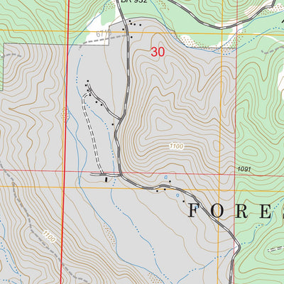 US Forest Service - Topo Loggers Lake, MO FSTopo Legacy digital map