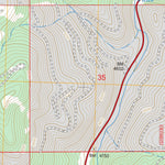 US Forest Service - Topo Lolo Hot Springs, MT - ID FSTopo Legacy digital map