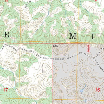 US Forest Service - Topo Lone Butte, ND FSTopo Legacy digital map