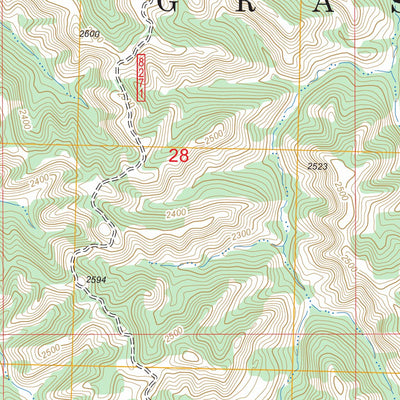 US Forest Service - Topo Lone Butte, ND FSTopo Legacy digital map