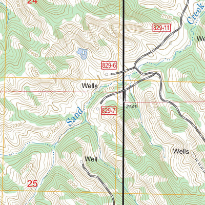 US Forest Service - Topo Lone Butte SE, ND FSTopo Legacy digital map