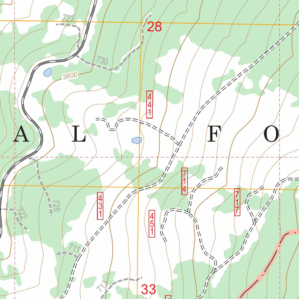 Lone Butte, WA FSTopo Legacy Map by US Forest Service - Topo | Avenza Maps