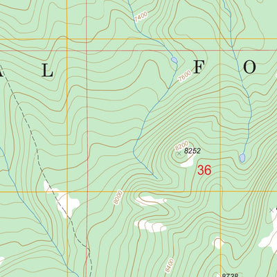 US Forest Service - Topo Lone Indian Peak, MT FSTopo Legacy digital map