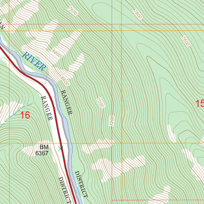 US Forest Service - Topo Lone Indian Peak, MT FSTopo Legacy digital map
