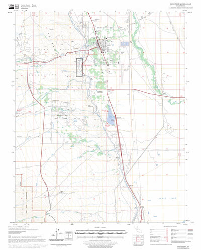 US Forest Service - Topo Lone Pine, CA FSTopo Legacy digital map